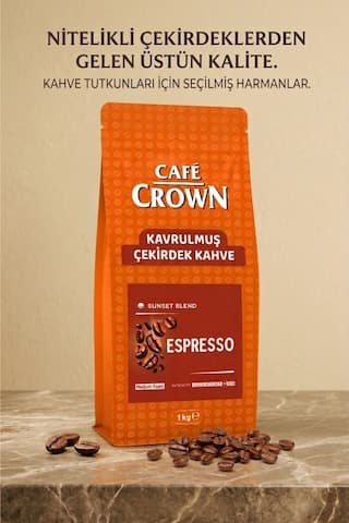 Çekirdek Kahve 1kg Medium Roast, Sunset Blend,espresso Çekirdek Kahve