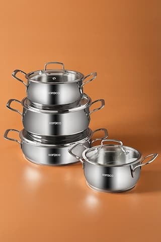 Karaca  Arena 8 Parça Çelik Tencere Seti