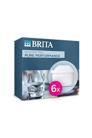 BRITA MAXTRA PRO Pure Performence Yedek Su Arıtma Filtresi, 6'lı