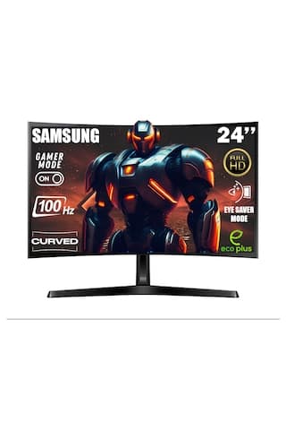 Samsung Essential S3 LS24D366GAUXUF 24" 4 MS 100 Hz Full HD Curved VA LED Monitör