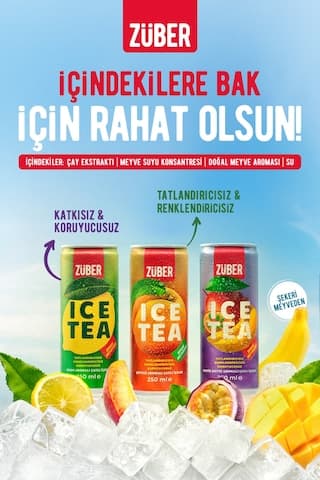 Züber Karma Ice Tea Seti 12 x 250 ML
