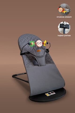 Sweden Baby Premium Cotton 3 Kademeli Oyuncaklı Sallanan Ana Kucağı Katlanır ve Taşıma Çantalı