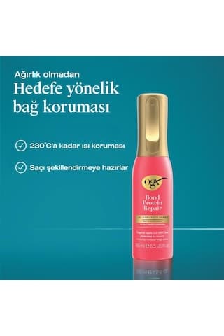 Ogx Bond Protein Repair Isı Koruyucu Sprey 193 Ml