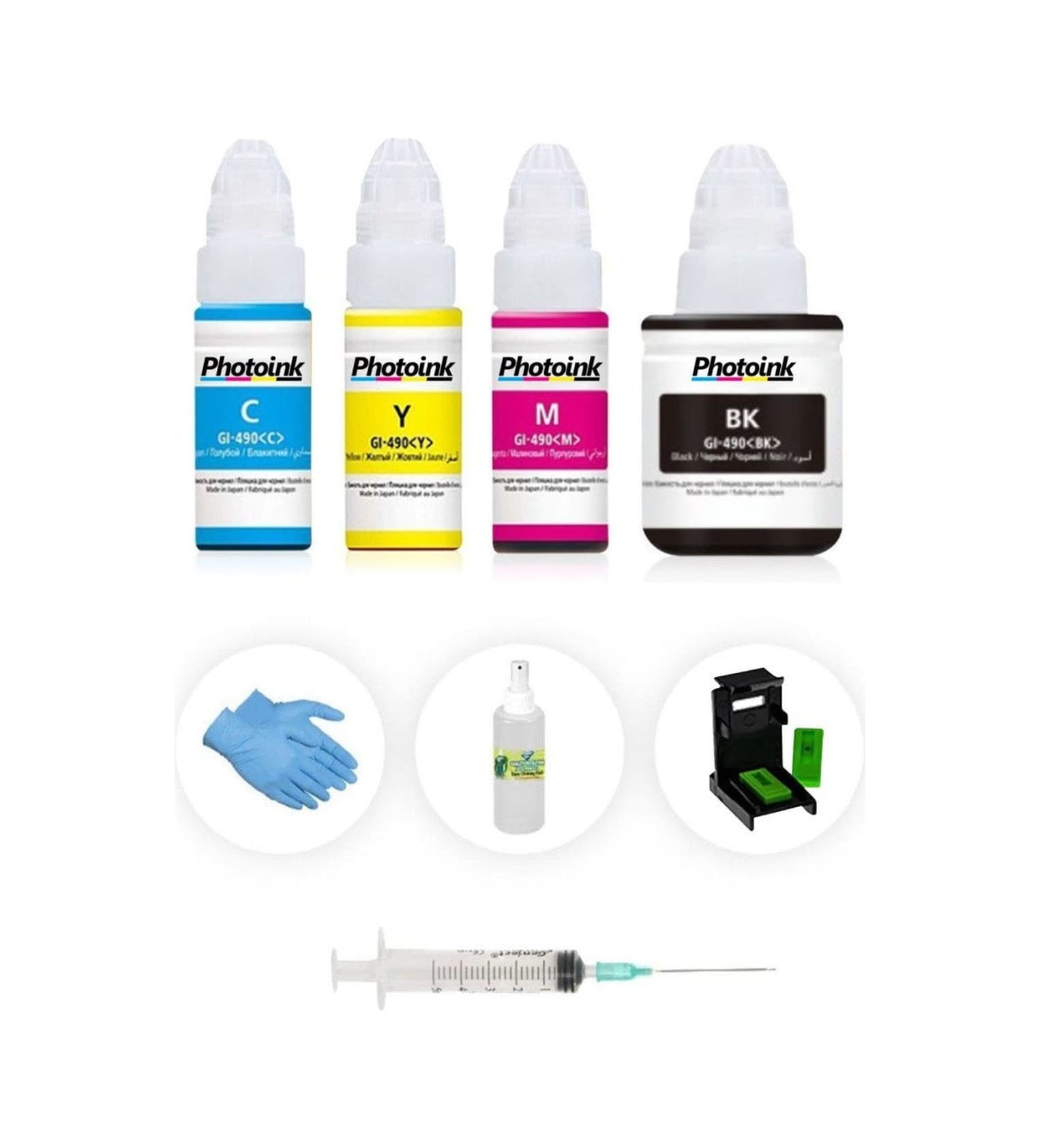 Canon Ts3050 İçin Photoink Plus Siyah Ve Renkli Kartuş Dolum Seti 8681987339998 Starfilm