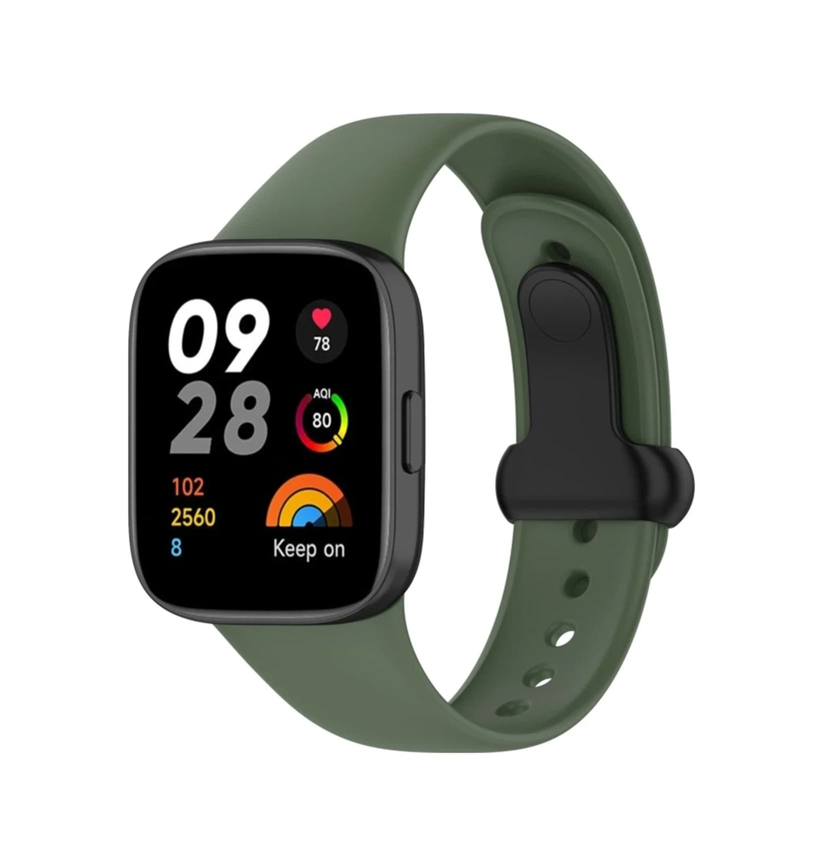 Znv Zenvia Mey İthalat Redmi Watch 3 Origin Silikon Kordon - Koyu Yeşil Znv2025 Cmn