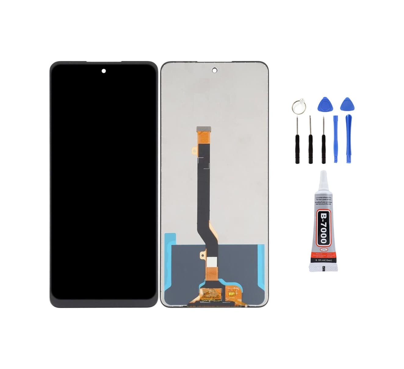 Tecno Camon 19 Lcd Ekran Dokunmatik Tamir Seti Yapıştırcı Set Yedcom