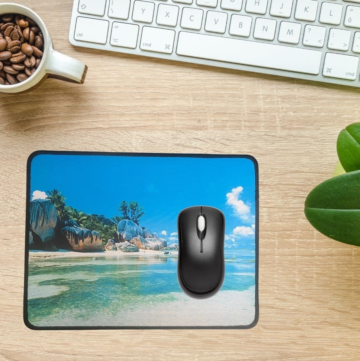25x32 Cm Küçük Boy Mouse Pad Manzara Ada 4801