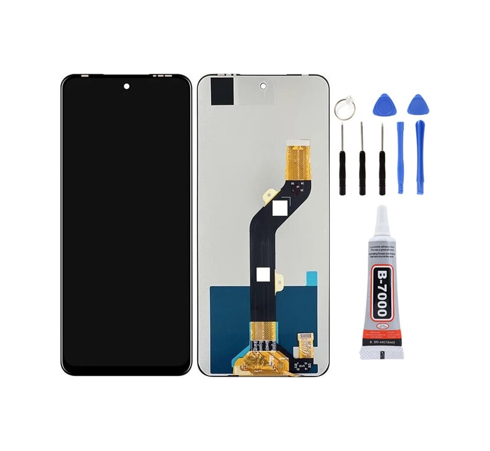 İnfinix Hot 20 Lcd Ekran Dokunmatik Tamir Seti Yapıştırcı Set Yedcom