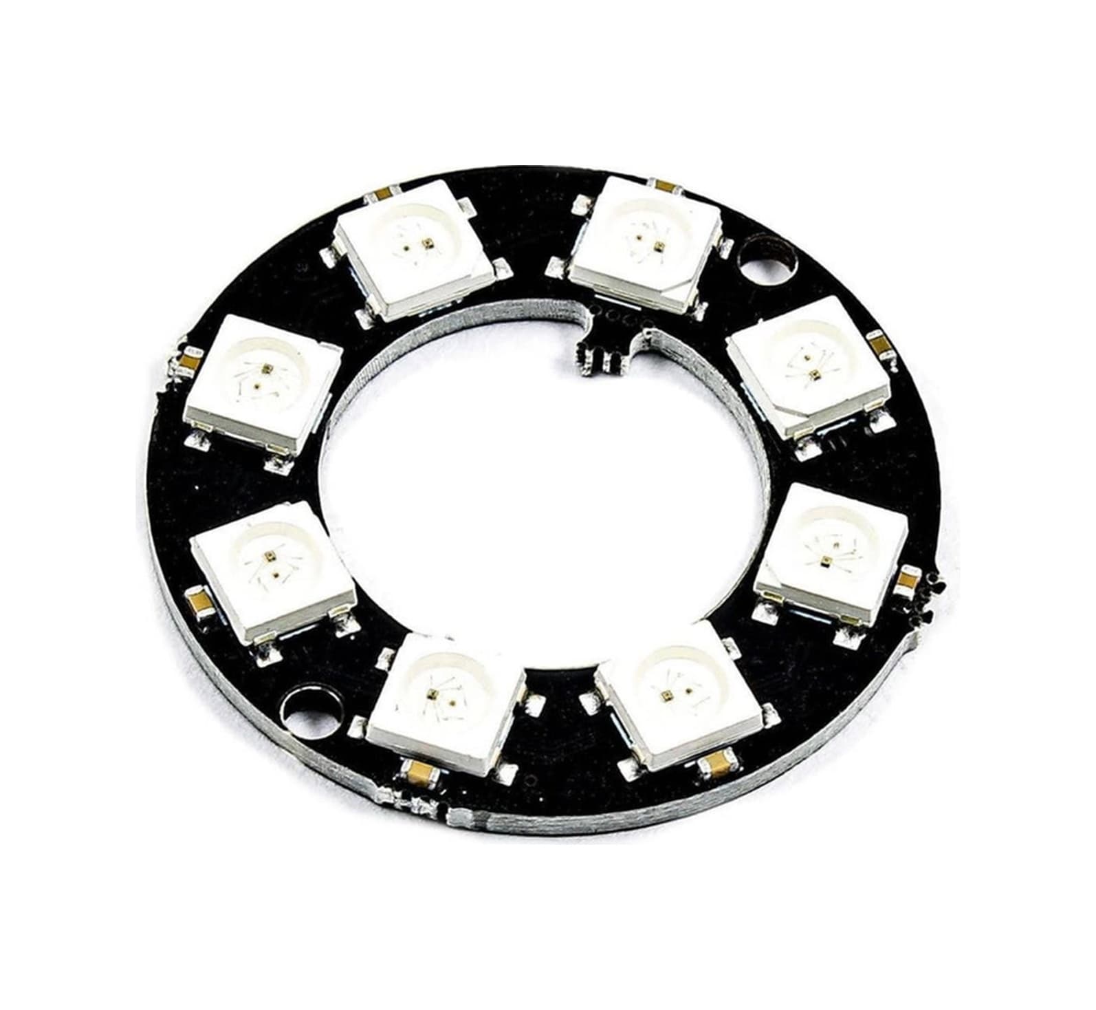 8 Bit Neopixel Halka Ring Ws2812b 5050 Rgb Led Modül 5050 Adreslenebilir Lamba Kart Full Color Ekran
