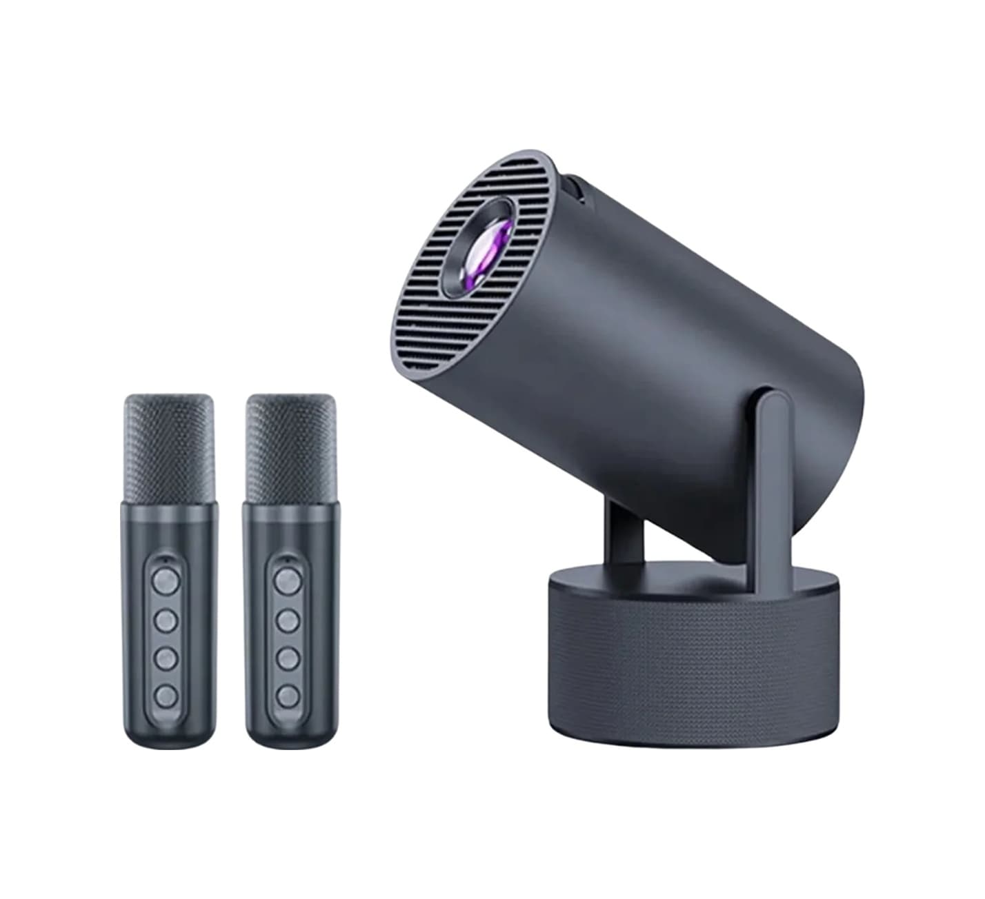 Akıllı Projeksiyon Cihazı Karaoke Mikrofonlu 1080p Android Yeni Nesil