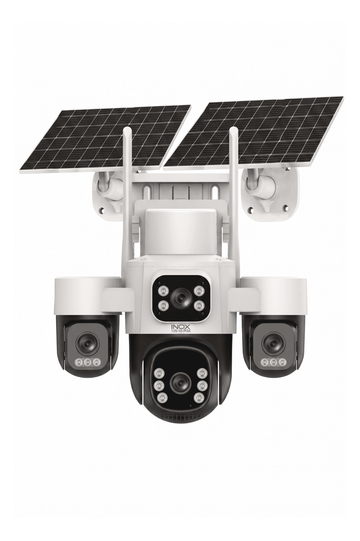 Inox Digital Inox X24 4g E-simli 6 Motorlu 4 Kameralı Solar Güvenlik Kamerası 7/24 Kayıt