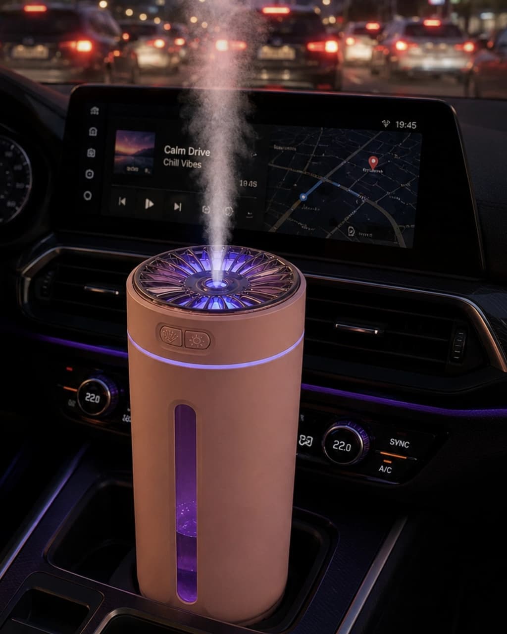 Zenvia Ultra Sessiz Çalışan Şarjlı Hava Nemlendirici Ve Aroma Difüzörü Znv2026