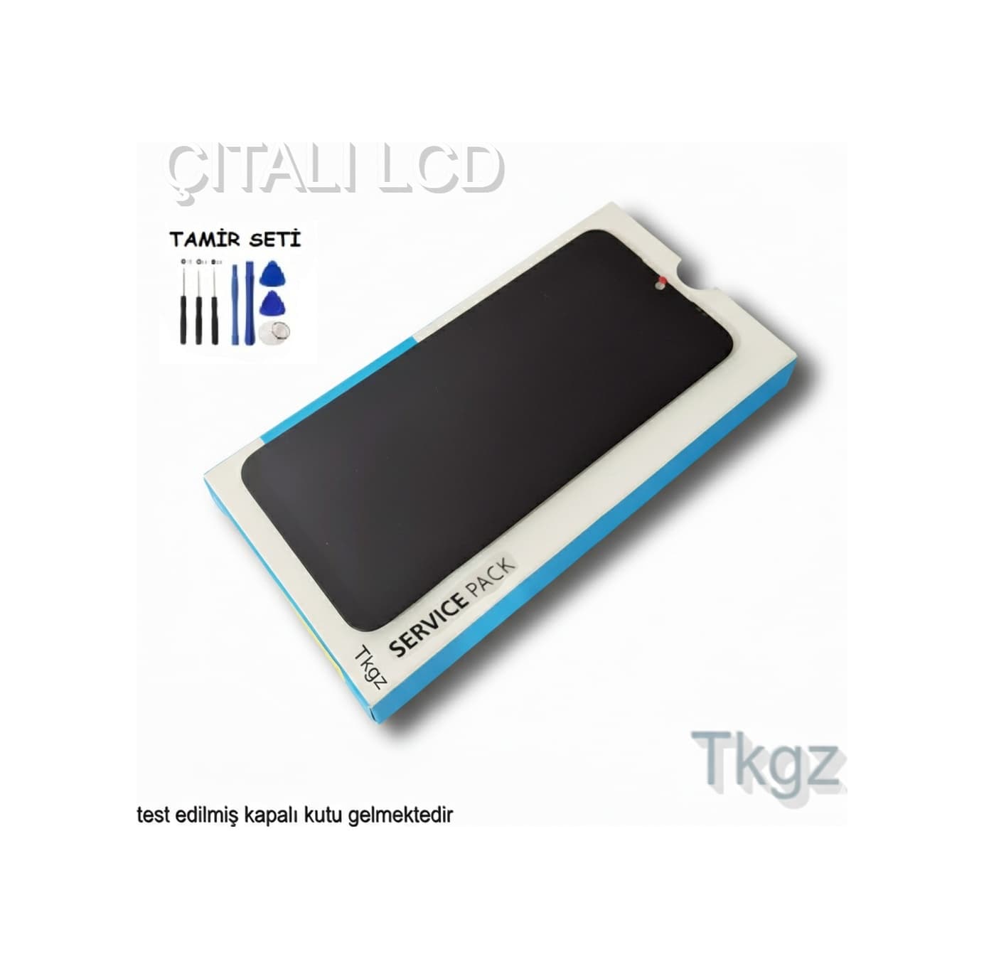 Tkgz Xiaomi Redmi 10 -2022- Lcd Ekran Dokunmatik Service Pack Lcd - Full Çıtalı + Tamir Seti
