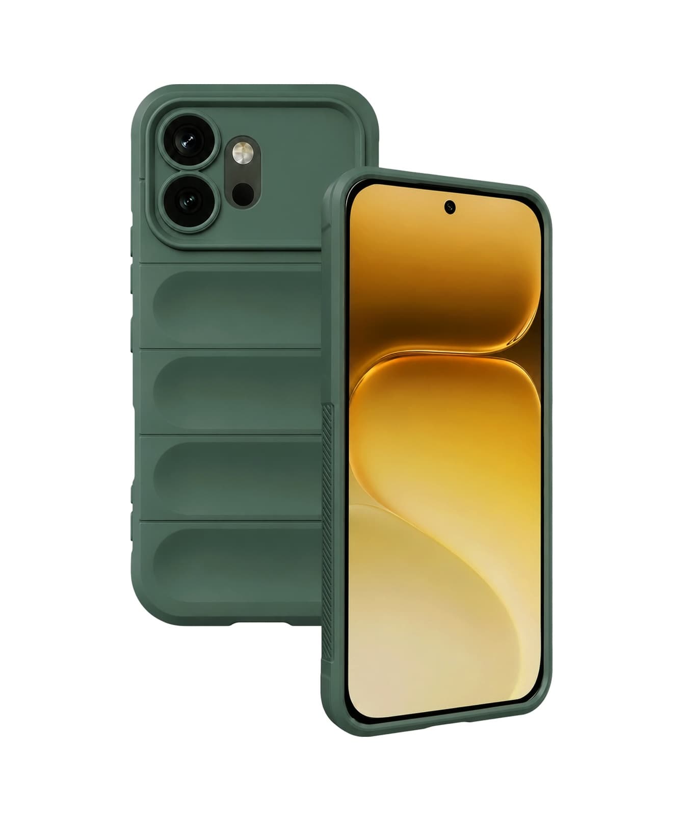 Newface - 653 - Huawei Honor 600 Optimum Silikon - - Csmo-tex - Koyu Yeşil