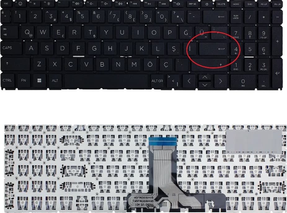 Hp Pavilion 54t36ea Klavye Füme Tr Işıklı