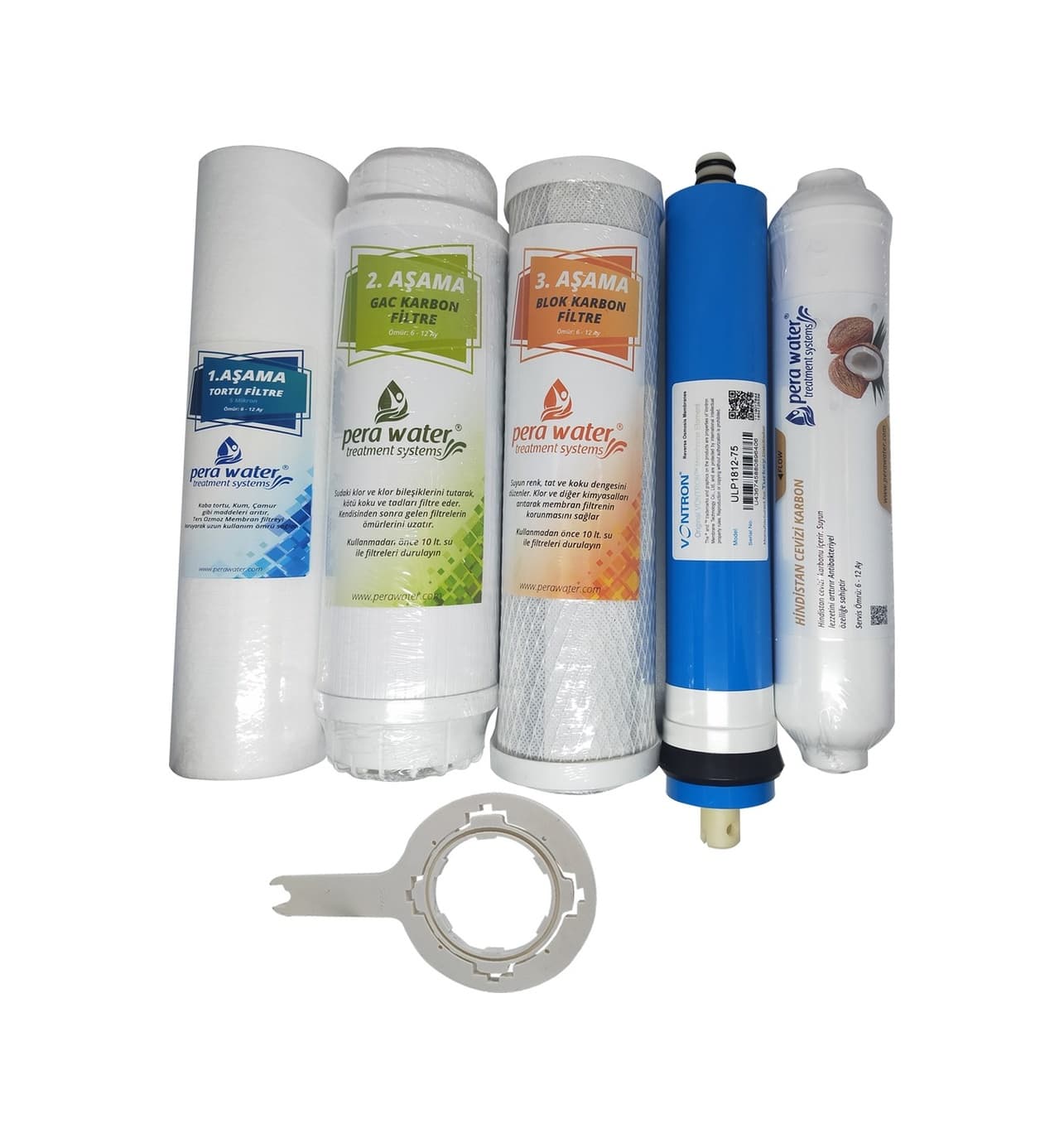 Pera Water Açık Kasa Su Arıtma Vontron Mebranlı 5 Li Set 476573061