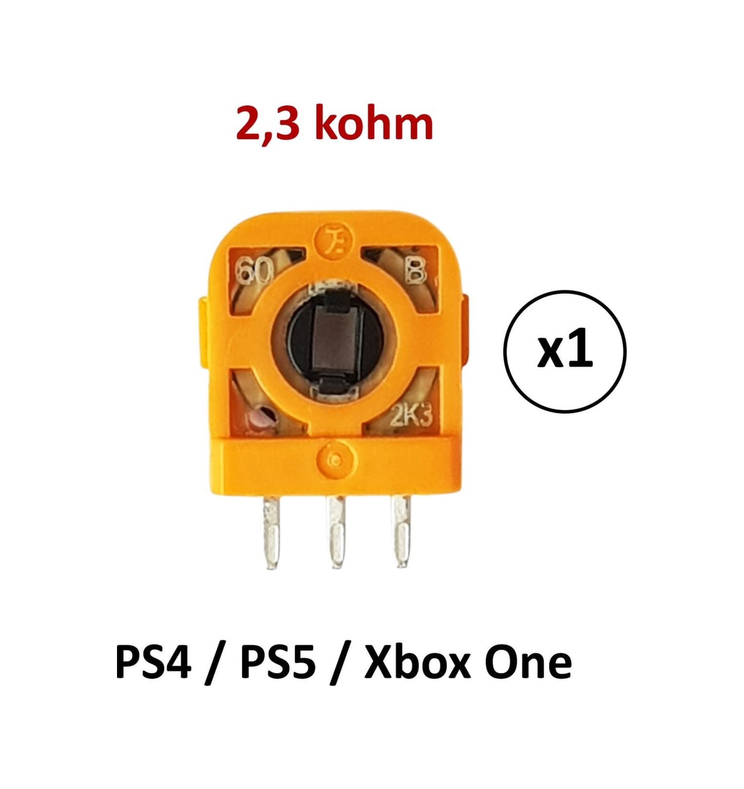 Ps4 Ps5 Xbox One Mikro Direnç 2.3k Micro Switch Potans Turuncu 1 Adet