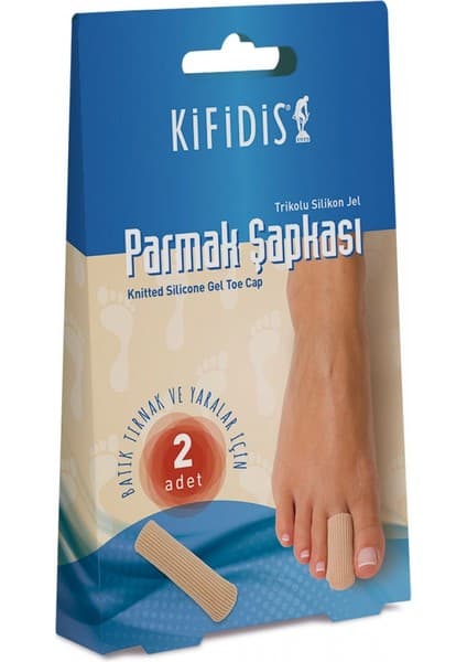 Kifidis Trikolu Silikon Jel Parmak Şapkası Std