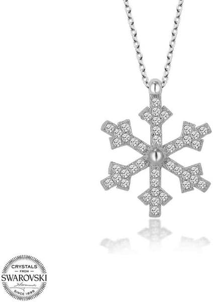 Gumush Swarovski Taşlı Gümüş Kartanesi Kadın