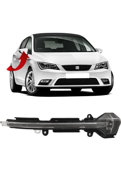 Gkl Seat Leon Sağ Ayna Sinyali 2013-2019