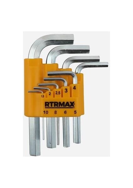 RTRMAX Kısa Allen Anahtar Takımı