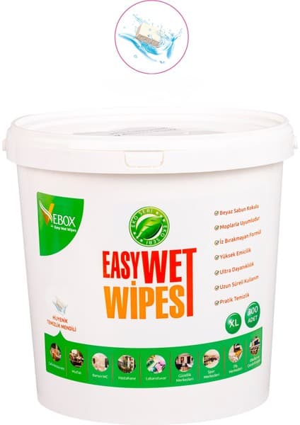 Vebox Easy Wet Wipes Kova Islak Mendil Beyaz Sabun Kokulu Eko