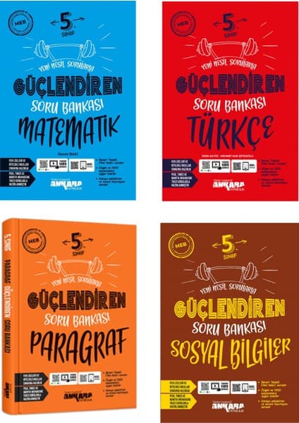 Ankara Yayıncılık 5.Sınıf Matematik - Türkçe - Sosyal - Kitabı