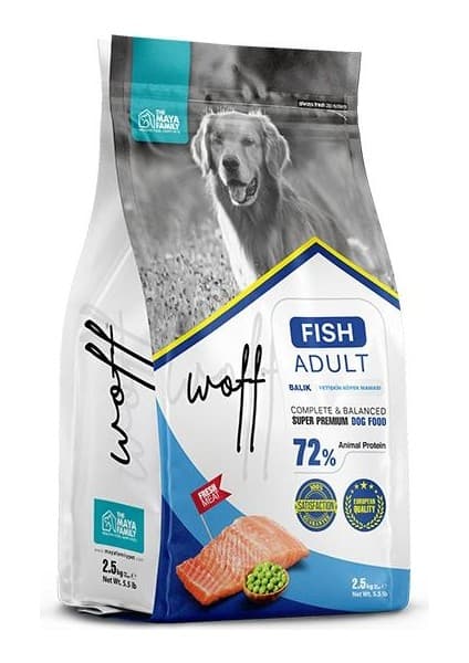 Maya Family Woff Balıklı Yetişkin Köpek Maması 2.5