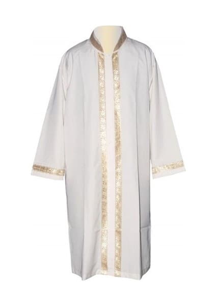 Berat Cübbe - Imam Cübbesi - Namaz Cübbesi - Krem Renk -3