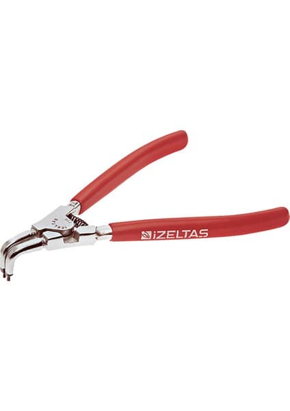 İzeltaş 170 mm Dış Segman Pensi Yaylı Eğri