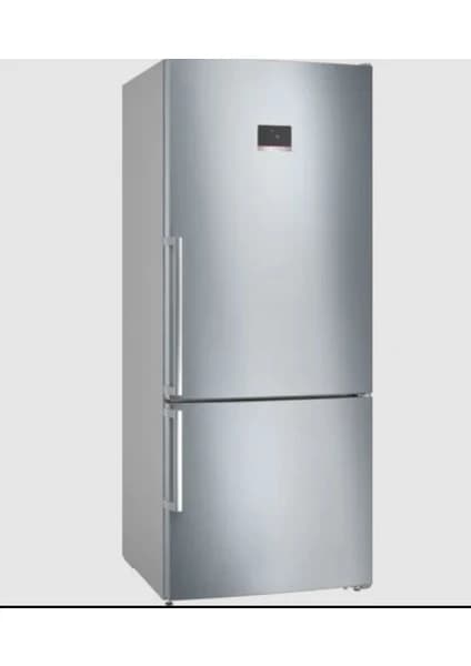 Bosch KGN76CIE0N Serie 6 186 x 75 cm Kolay Temizlenebilir Inox Alttan Donduruculu Buzdolabı