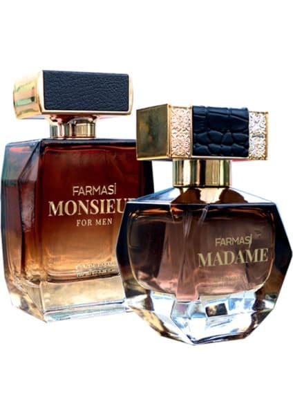 Farmasi Monsıeur Edp 100 ml Erkek ve Madame Edp 50 ml Kadın Parfüm Seti