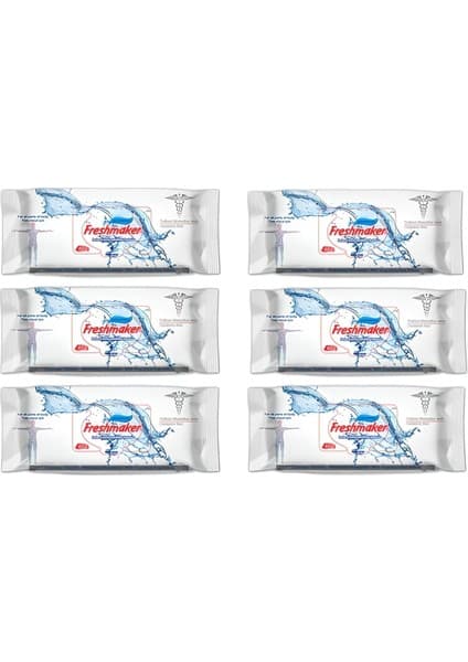 Freshmaker Antibakteriyel Hasta Vücut Temizleme Mendili 60 Yaprak x 6