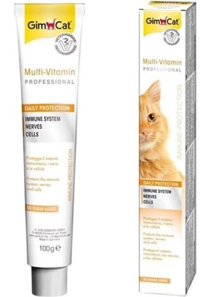 Gimcat Allway Gimcat Multi Vitamin Paste 12 Vitaminli Kedi Macunu 100