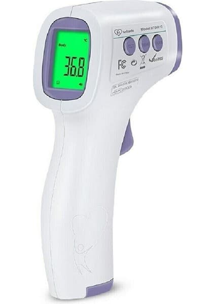 Infrared Thermometer Life Net Medikal Galena HTD8813 Dijital Uzaktan Temassız Ateş Ölçer Beyaz
