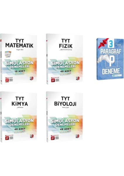 3D Yayınları TYT Matematik Fizik Kimya ve Biyoloji Simülasyon