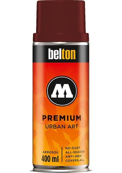 Belton Premium Sprey Boya 400ML N:021 Geser Black