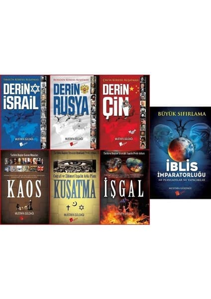 Kaos - Kuşatma - Işgal - Derin Israil - Derin Çin - Derin Rusya - Iblis Imparatorluğu / 7 Kitap