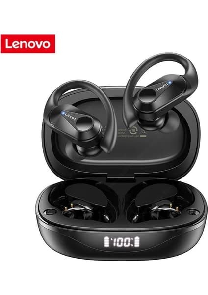 Lenovo Thinkplus Bluetooth Kulaklık LP75 Siyah Kulak İçi Dokunmatik Kontrol Özellikli Sporcu