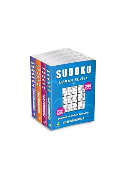 Sudoku Uzman Seviye Seti - 4 Kitap