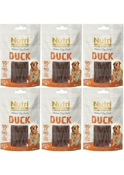 Nutri Canin Duck Tahılsız Ördek Snack Köpek Ödülü 80GR 6