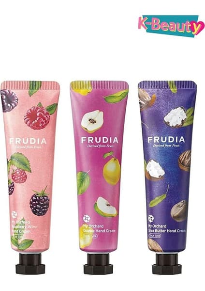 Frudia El Kremi Seti: Rasberry Wine, Ayva Ve Shea Butter Hızlı Emilim Özellikli