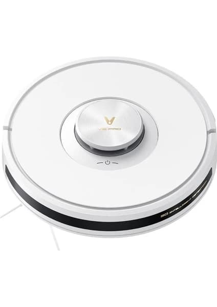 Viomi V5 Pro Akıllı Robot Süpürge 4000 Pa Emiş Gücü ile Düz Zemin için 4 Aşamalı Temizleme Teknolojisi