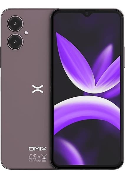 Omix Cep Telefonu X5 128 GB 6 GB Mor Modeli 5G Hızında Resmi Distribütör