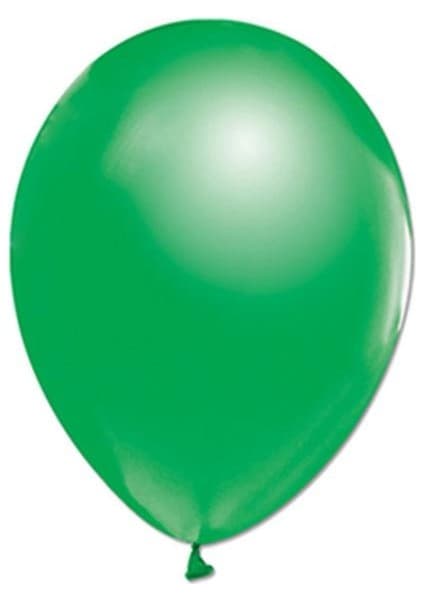 Balonevi Balon Metalik Yeşil 100 Lü /