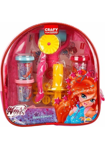 Sunman Crafy Winx Sırt Çantalı Oyun Hamuru Seti Pembe Fiyatı