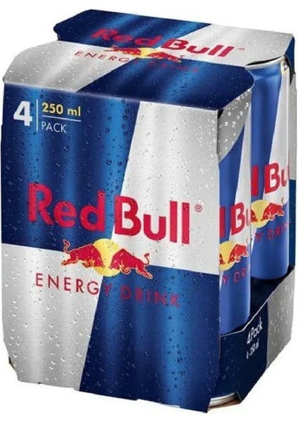 Red Bull Orginal 250 ml x 4 Adet Fiyatı - Taksit Seçenekleri