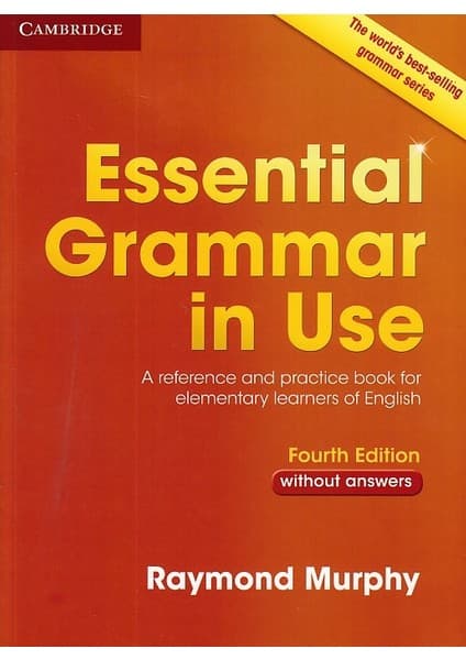 Cambridge University Press Essential Grammar In Use Without Answers Kırmızı Kırmızı Ciltsiz Kitap
