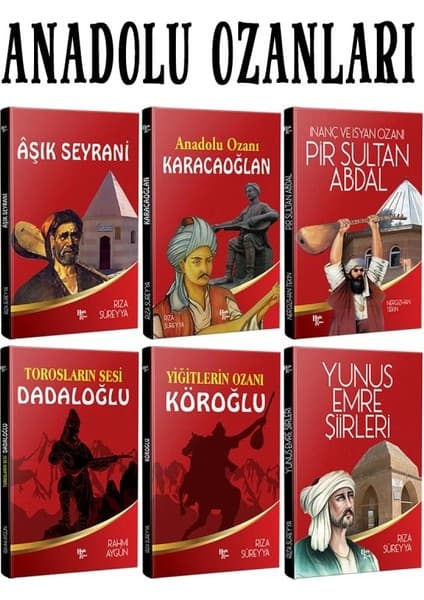 Halk Kitabevi Anadolu Ozanları Seti - 6