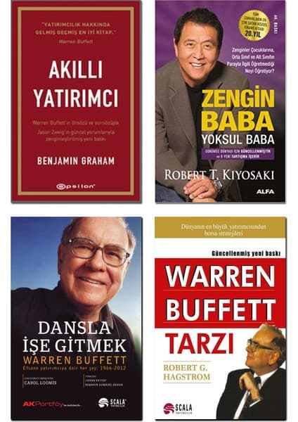 Akıllı Yatırımcı / Benjamin Graham+ Zengin Baba Yoksul Baba / Robert Kiyosaki + Dansla Işe Gitmek /